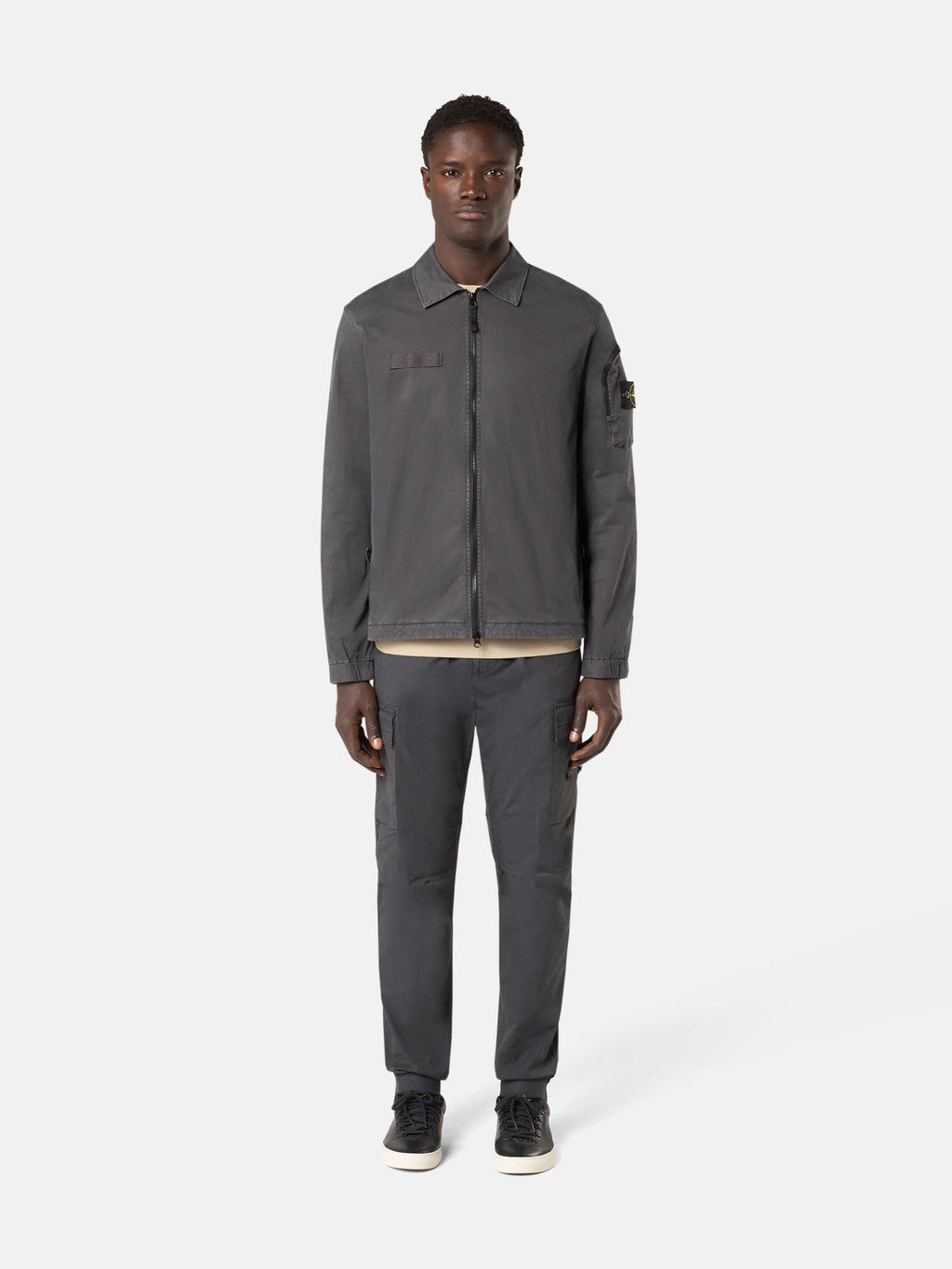 1200003 ORGANIC STRETCH BROKEN TWILL COTTON 'OLD' EFFECT