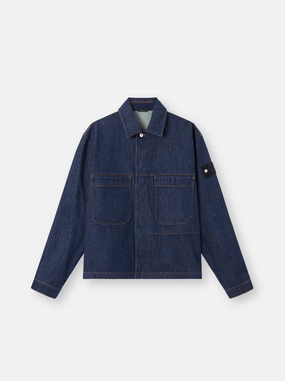 Q100027 INDIGO DENIM-RINSED